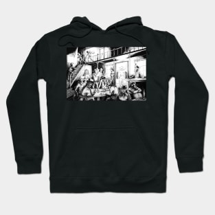 Card play at the Saloon Hoodie